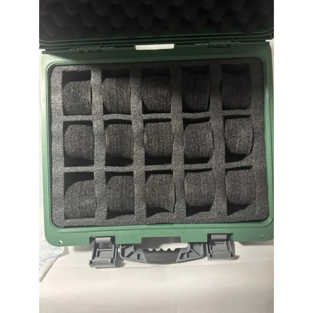 🔥 Invicta Reserve 15-Slot Dive Impact Watch Case, Green (Case Only, No Watches)